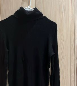 Black Turtleneck Sweater