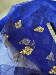 Elegant Embroidered Saree