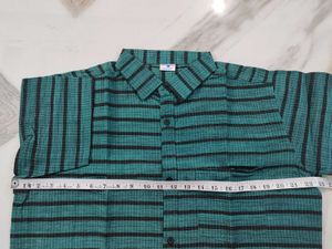 Men's Striped Short Sleeve Shirt