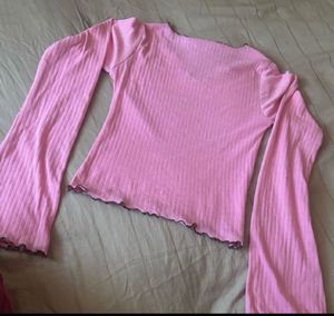 Y2K stylish pink top