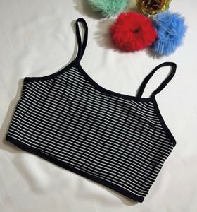 Striped Crop Top