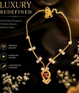 Gold-Plated Elegance Necklace new