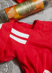 Red Graphic Print T-Shirt