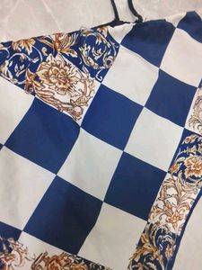 Scarf Print Halter Top