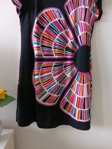 Avirate Flower Print Vibrant Dress