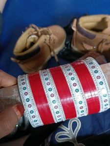 Red & White Chura Bangles