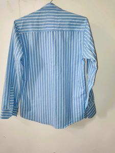 Classic Blue Striped Men's Shirt 👕
