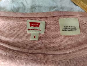Levi's Light Pink Long Sleeve Top