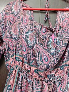 Bohemian Paisley Maxi Dress