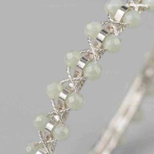 Elegant Beaded Charm Bracelet ( set of 4) each col