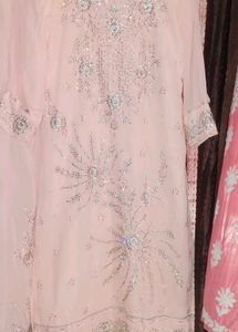 Elegant pink sharara set only one time worn