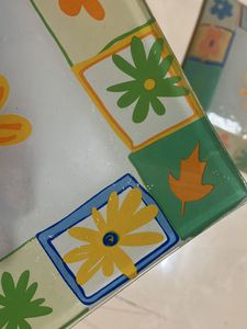 Aesthetic green serving plates