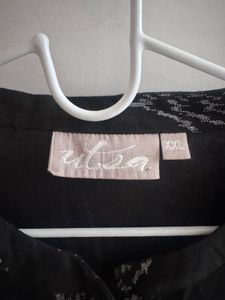 Black Printed Kurta