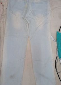 Light Wash Straight Leg Jeans