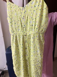 Floral Print Mini Dress