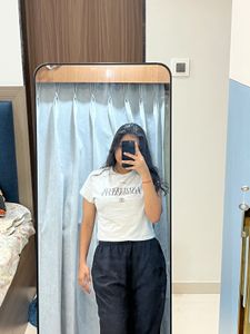 Graphic Print Cropped T-Shirt