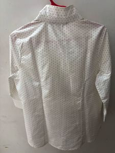 Classic Polka Dot Button-Up Shirt