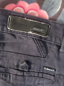 Men's Dark Blue Chinos