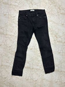 Zara Woman Black Denim Jeans
