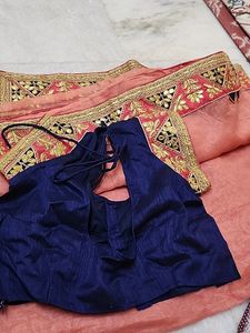 Beautiful Saree With Stiched Blouse