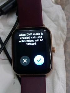 SMART WATCH  FIRE BOLTT ROSE AND MAROON