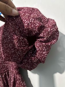 Floral Print Midi Dress