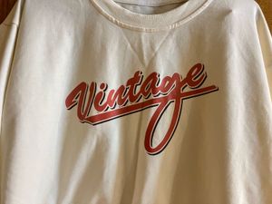 Cream Vintage Graphic Sweatshirt