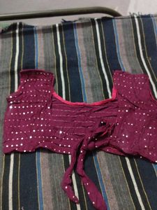 Maroon Blouse no return
