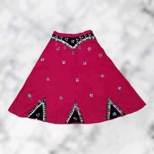 Embroidered Bohemian Skirt