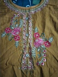 Embroidered Kurta Set with Dupatta