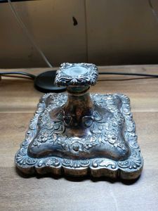 Vintage candle stand with bows