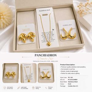 Gold Tone Jewelry Set