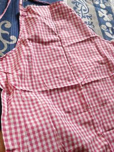 Cute pink Gingham Apron
