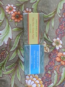 Handmade Aloe Vera Soaps - Green Apple & Cool Mint
