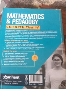 Arihant Mathematics &amp; Pedagogy CTET &amp; TETs Book