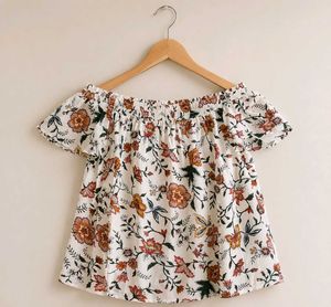 Floral Off-Shoulder Top