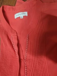 Austin Reed Coral Blouse