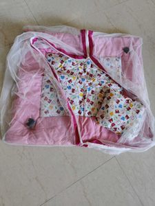 Infant Bedding &amp; Pillow  With Mostique Net