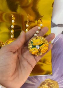 Yellow Floral Hair Accessories