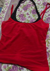 colour block tank top