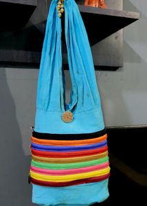 Pack 2 Zip 9 Denim Jhola &amp; Long Chain Sling Bags