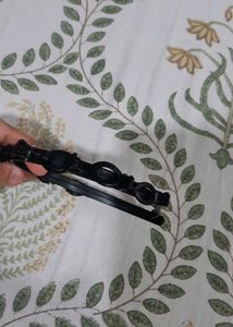 Black Hairband with Clips