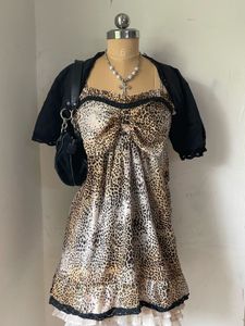 Leopard Print Mini Dress