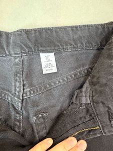 H&amp;M Black Wide Leg Jeans