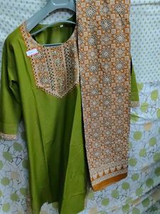 Solid Olive Green Palazzo Pants