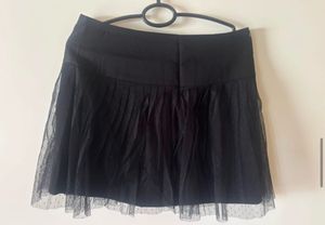 new with tags Black Tulle skort
