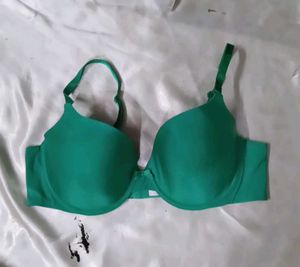 Green Padded Bra