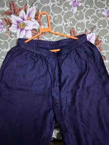 Women's Purple Kurta Set with Pants