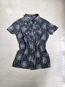 crocodile brand Sheer shirt