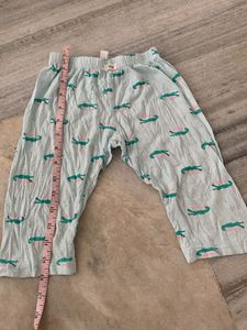 Cute Alligator Print Baby Pants